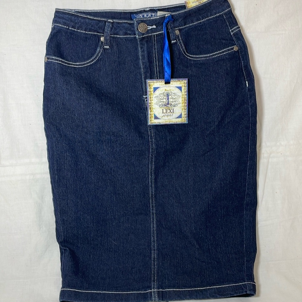 Lexi Jeans Brand denim SKIRT size 6 new w/tags
